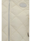 quilted knit cardigan