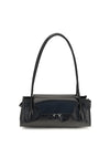 trunkette leather shoulder bag