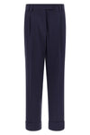 albertino pants in washed cotton canvas