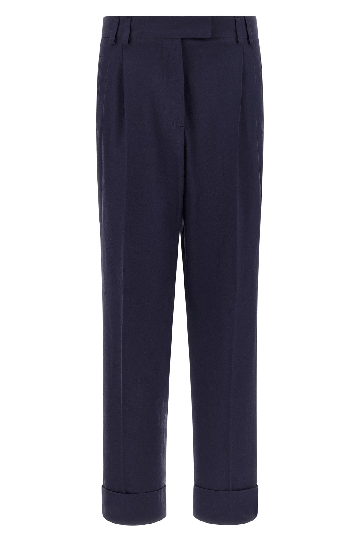 albertino pants in washed cotton canvas