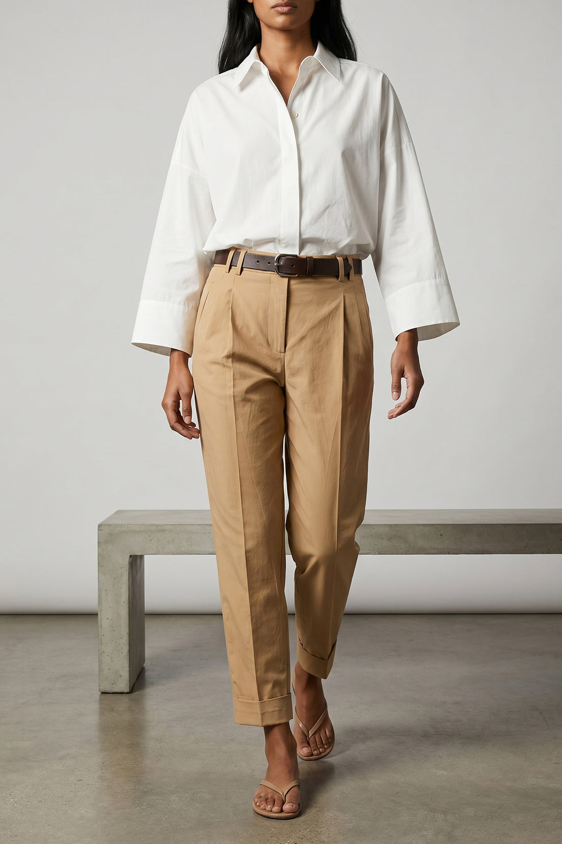 ALBERTO BIANI 46 albertino cotton canvas pants