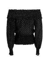 SELF-PORTRAIT 6 off-the-shoulder chiffon top