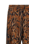 alberto biani pure silk trousers define a fluid and relaxed silhouette through a