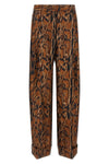 alberto biani pure silk trousers define a fluid and relaxed silhouette through a