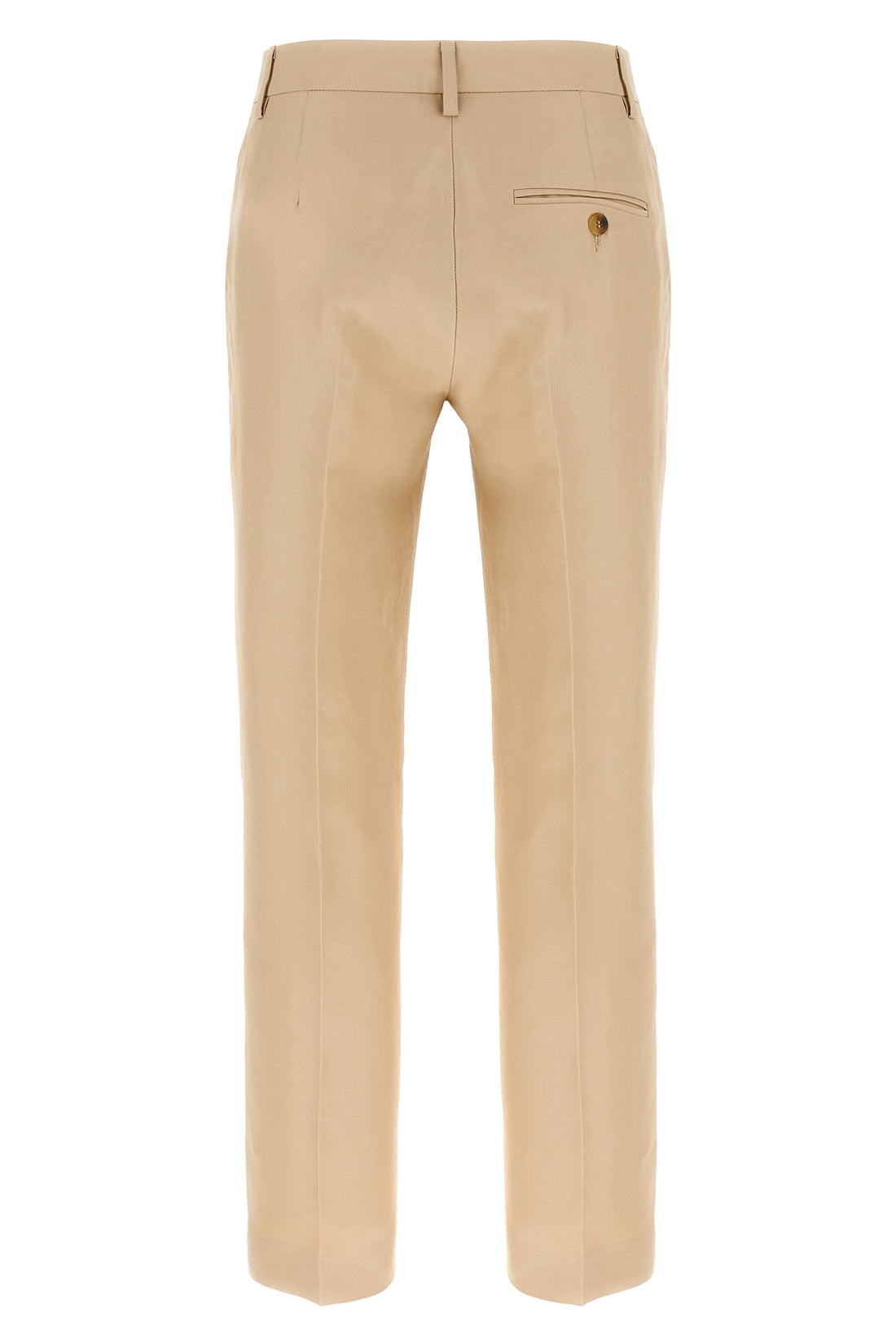 ALBERTO BIANI 46 chinos in linen blend