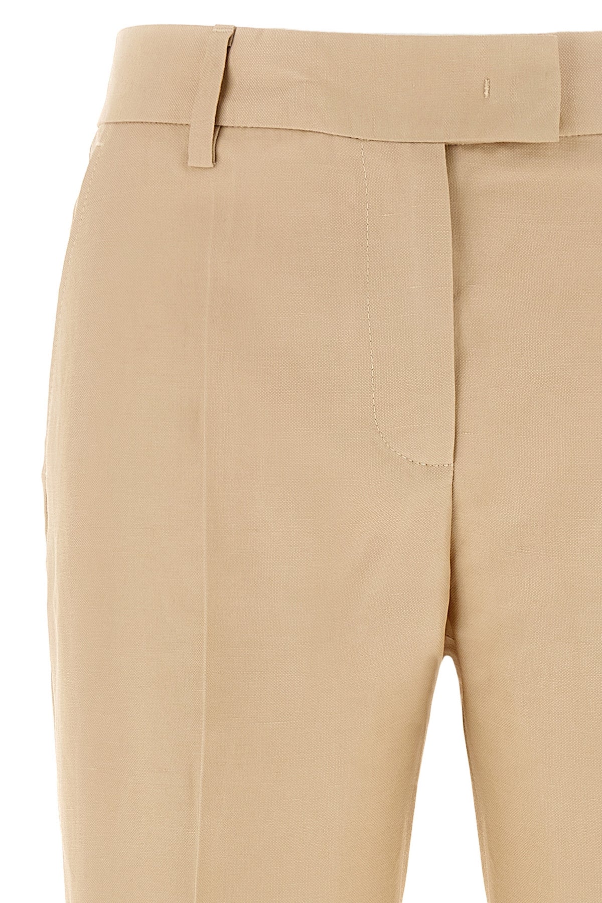 chinos in linen blend