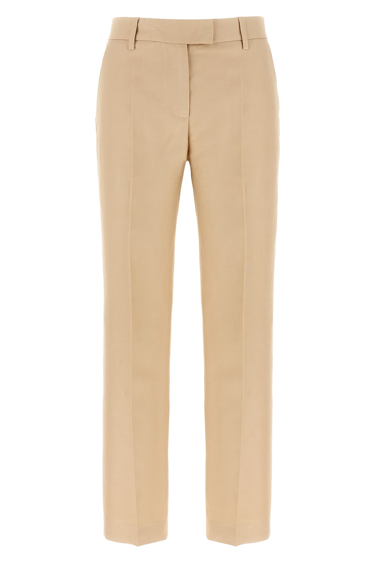 chinos in linen blend