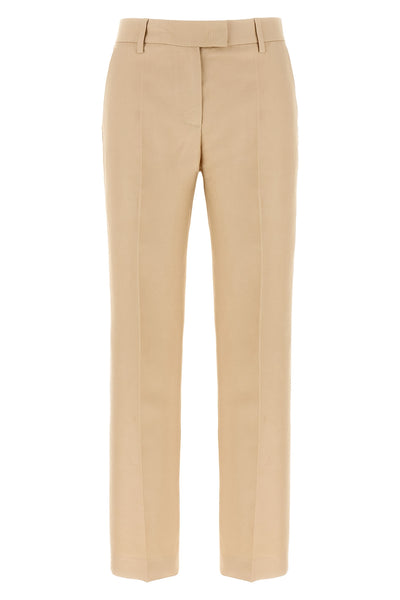 chinos in linen blend