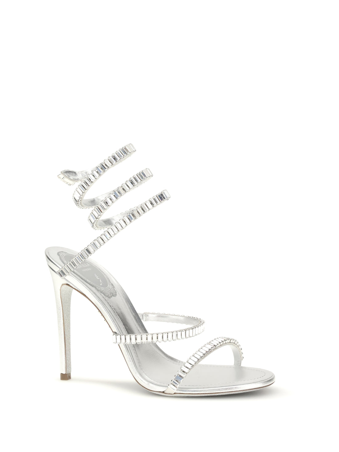 RENE CAOVILLA 36 rhinestone sandals