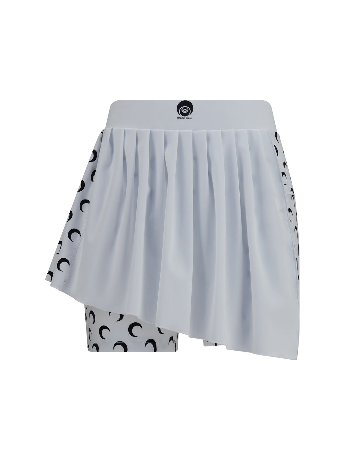 MARINE SERRE M sporty mini skirt with built-in shorts
