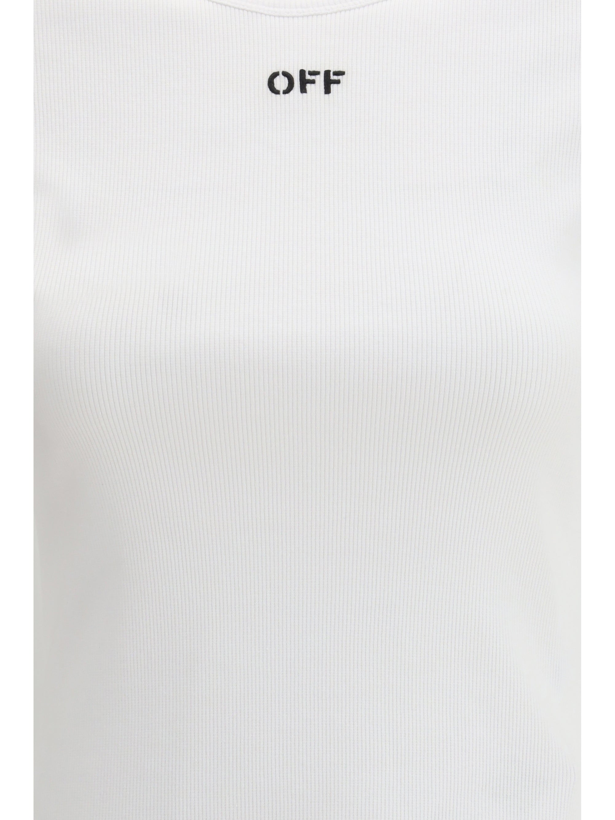 off stamp rib basic t-shirt