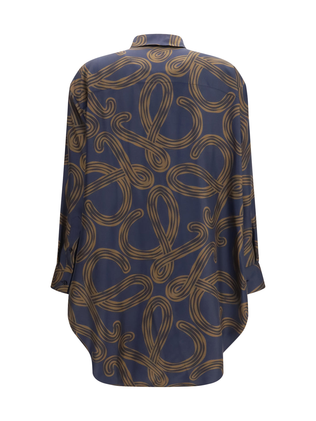 LOEWE 38 lightweight printed silk twill shirt