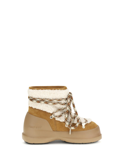 MOON BOOT 36 luna shearling ankle boots
