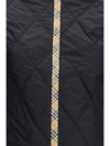 bramford quilted nylon jacket with check tape