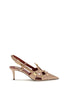 VALENTINO GARAVANI 37.5 studdy slingback pumps