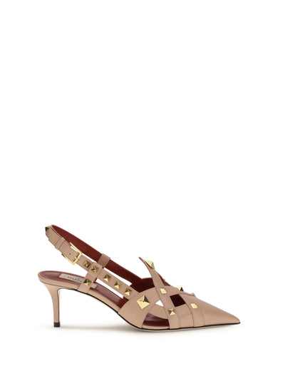 studdy slingback pumps