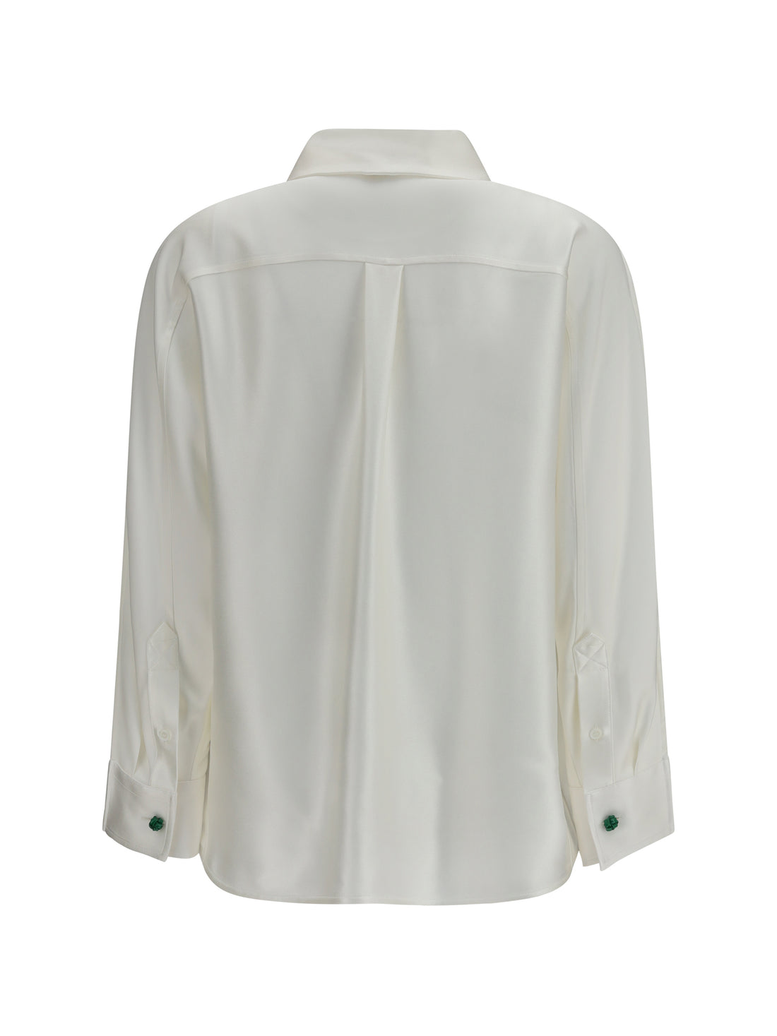 BOTTEGA VENETA 40 oversized fluid silk satin shirt