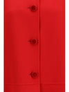 single-breasted compact drap coat