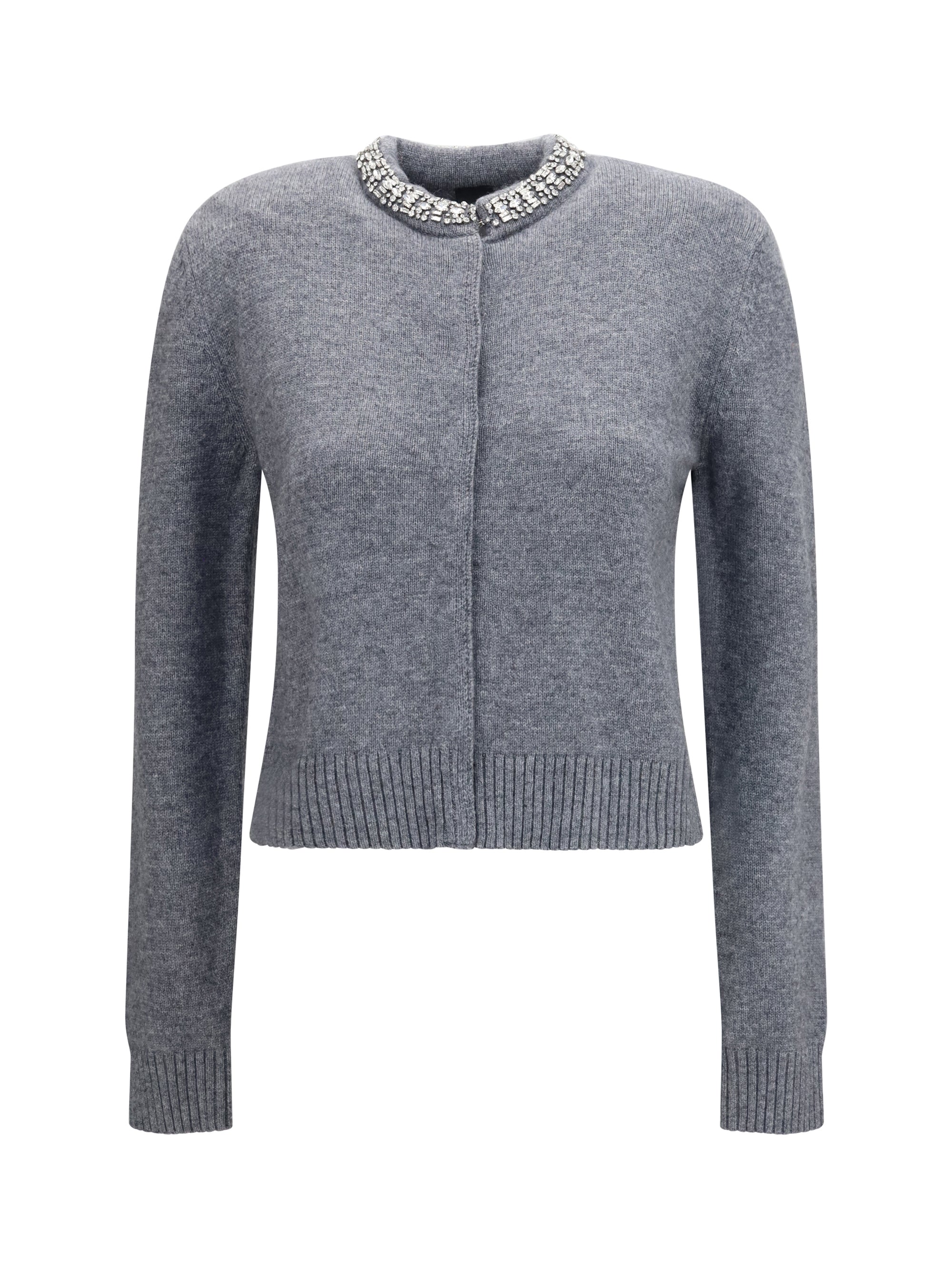 colonia cardigan with jewel collar