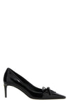 mun shiny leather pumps