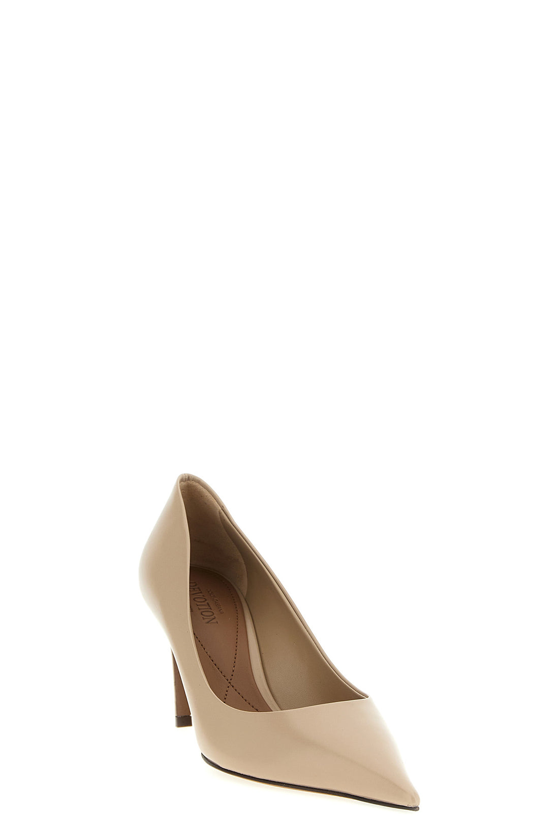 DOLCE &amp; GABBANA 37.5 calf leather pointed pumps
