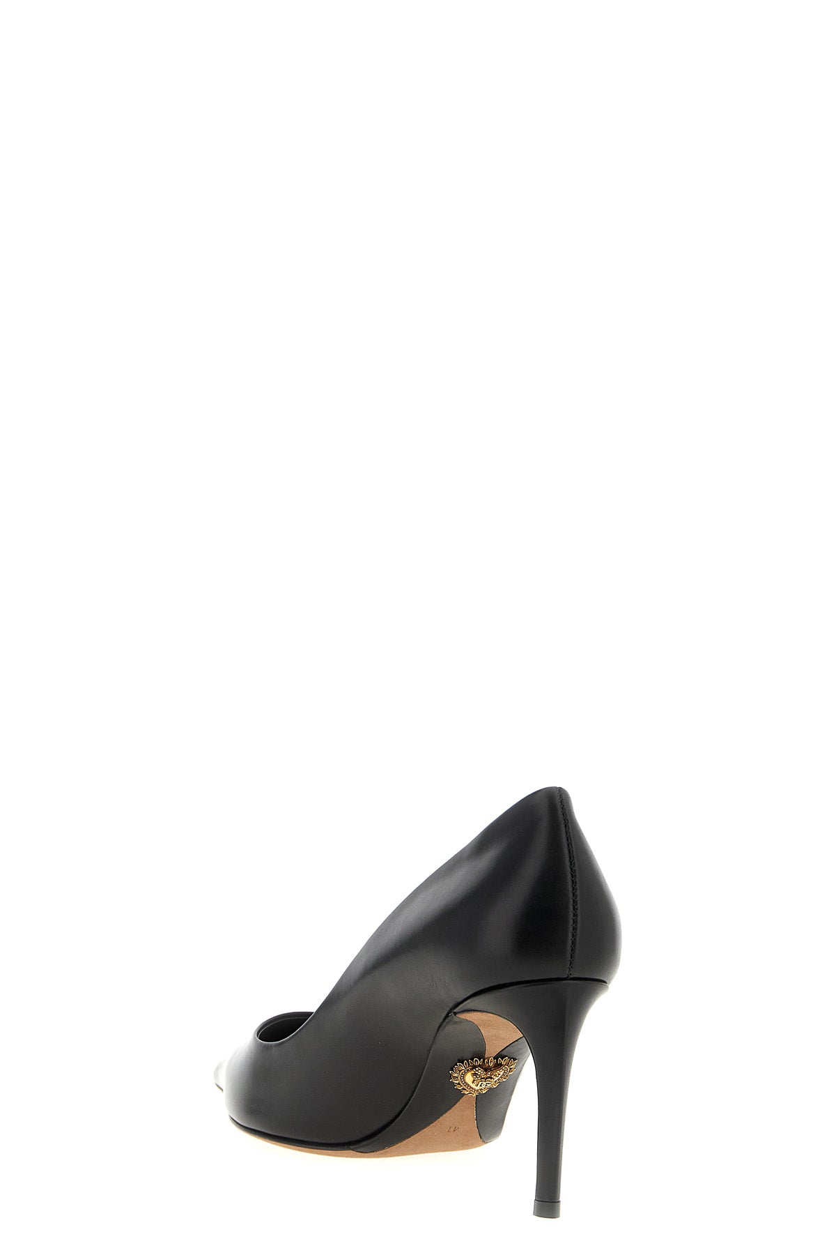 calf leather pointed pumps
