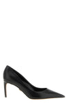 calf leather pointed pumps