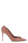 lollo pointed toe pumps in shiny calf leather