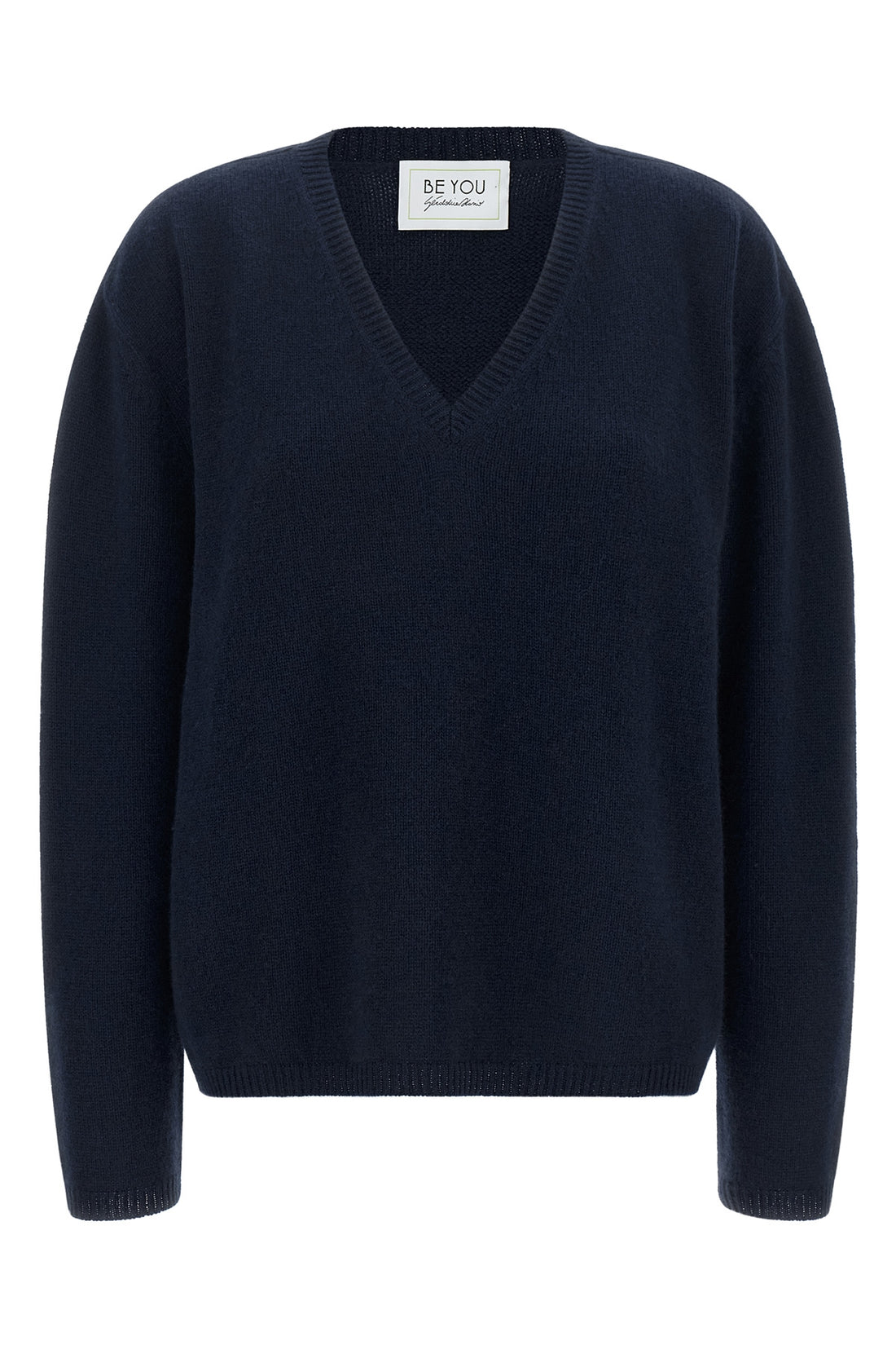 BE YOU L the be you v-neck sweater exemplifies the refined construction of knitwear throu