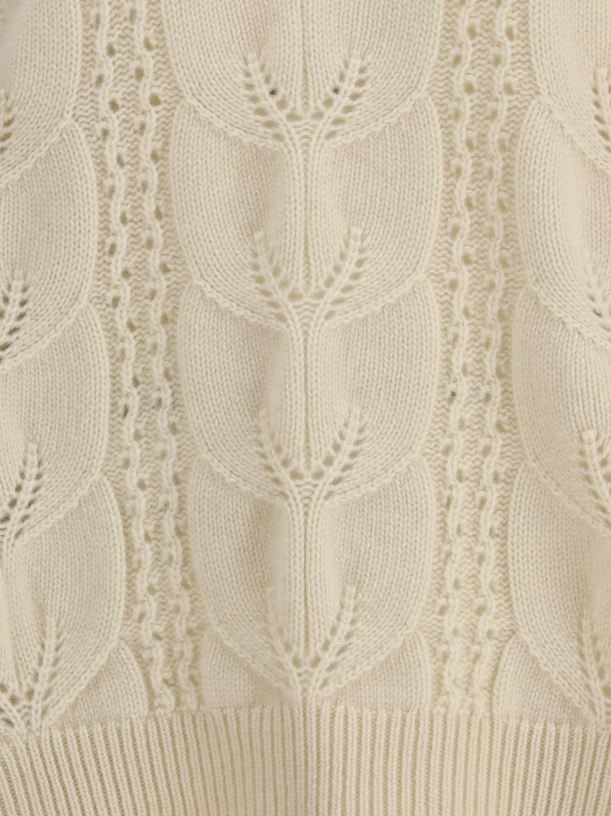 ERMANNO SCERVINO 38 oversized perforated sweater