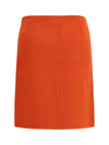 wool mini skirt