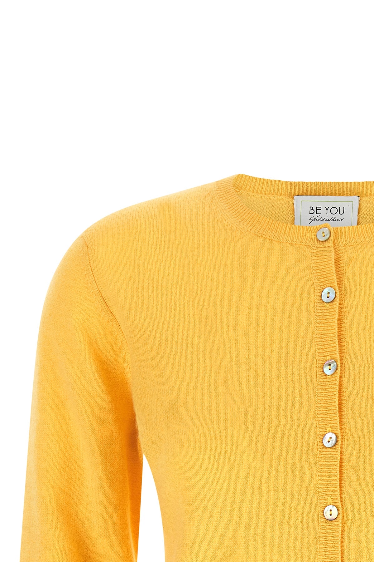 the be you 3080 cardigan exemplifies the refined construction of knitwear thro