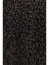 teddy-effect faux fur jacket