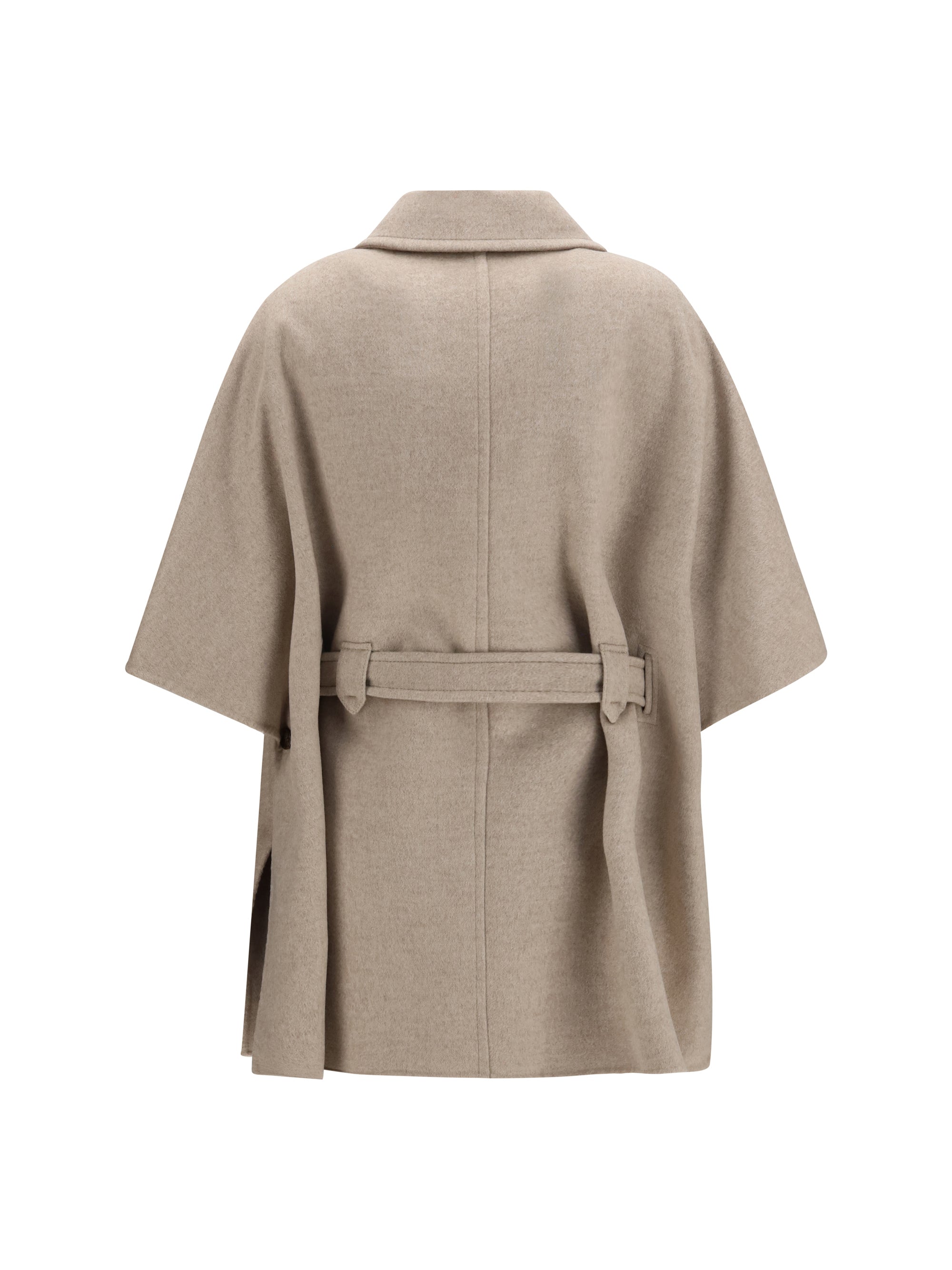 nettare cashmere cape with belt