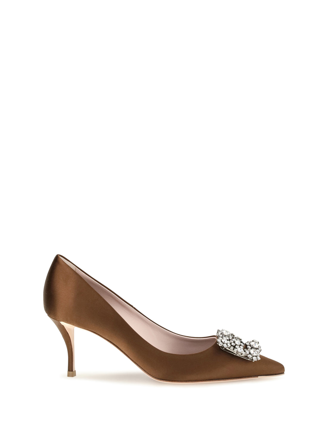 ROGER VIVIER 37 efflorescence satin pumps