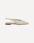 Bottega Veneta Slingback Pumps White