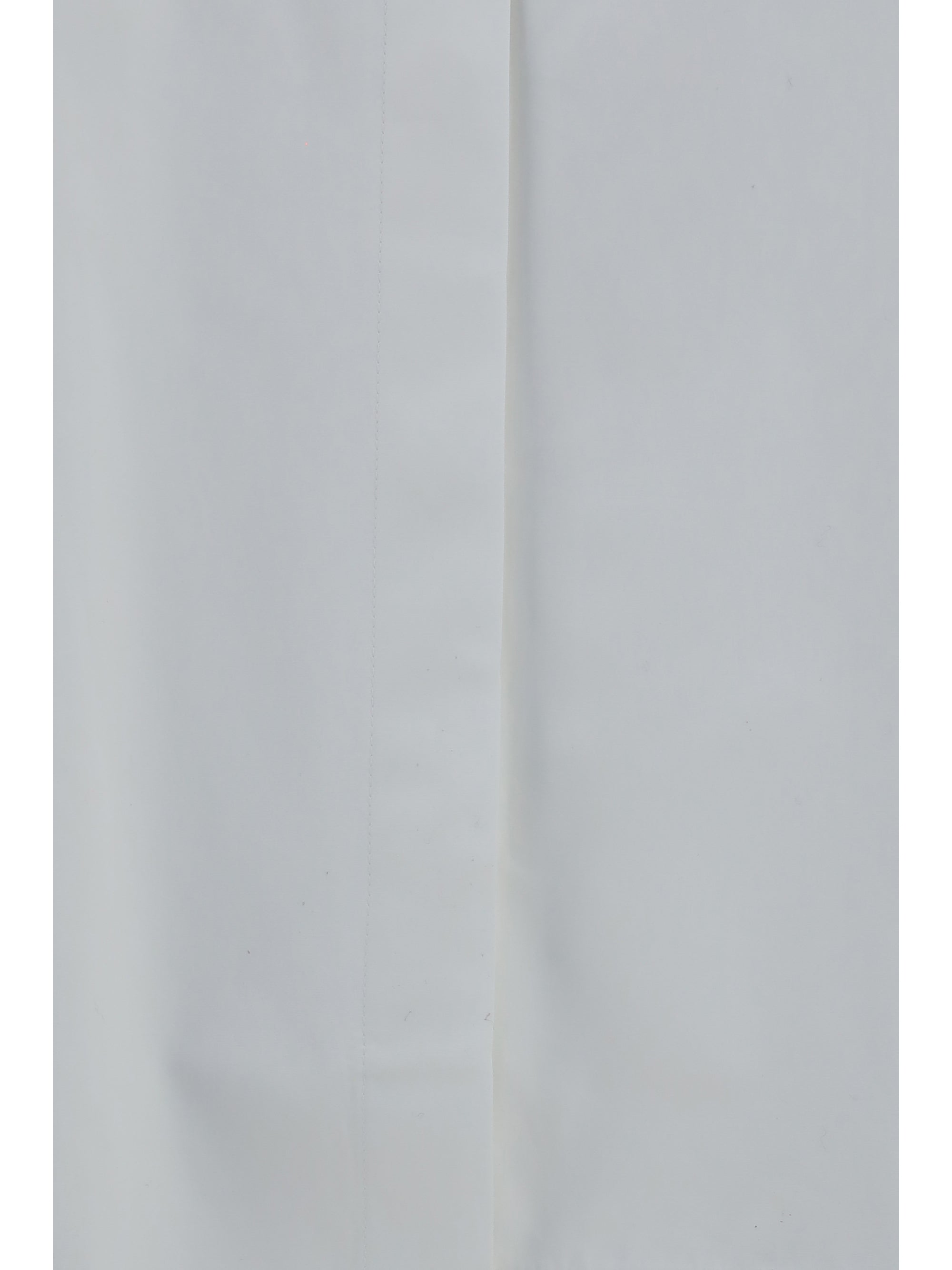 asymmetric cotton poplin shirt