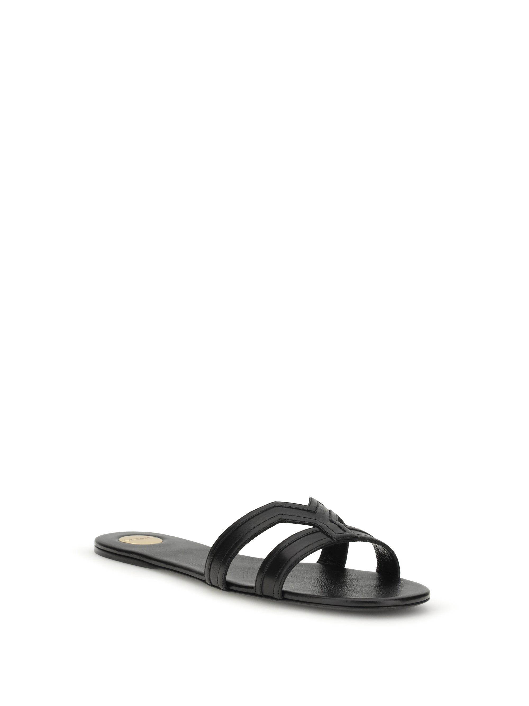 smooth leather mabrouka sandals