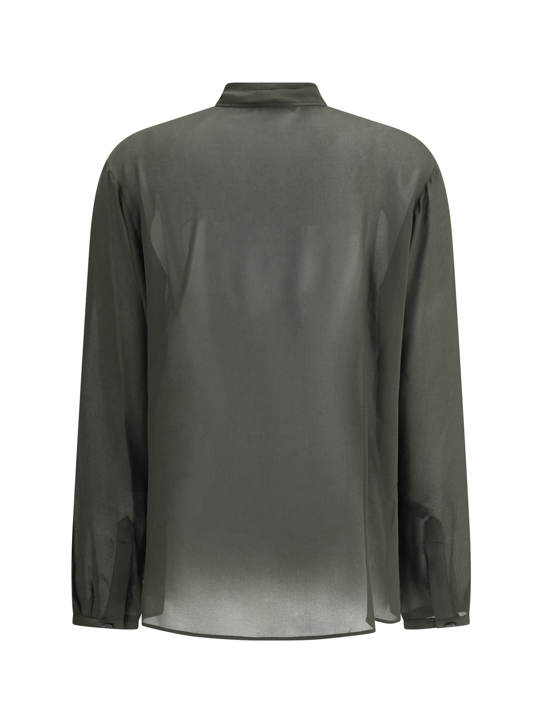 ALAIA 36 lavalli?re neckline blouse