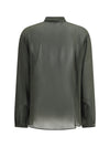 lavallière neckline blouse