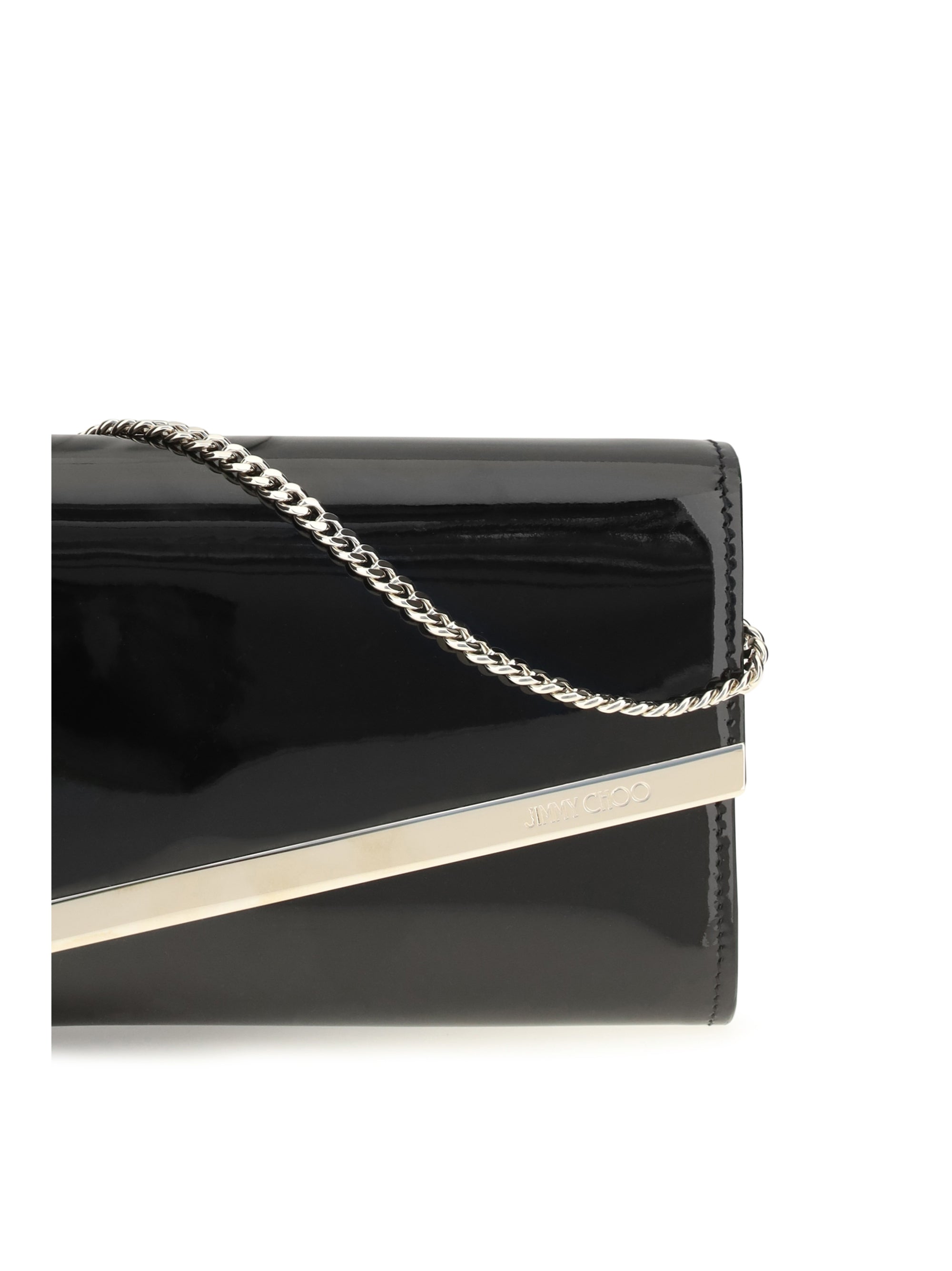 emmie leather clutch