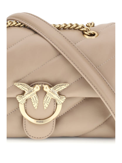 PINKO OS love mini puff shoulder bag