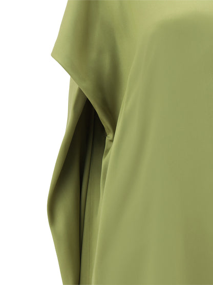 DRIES VAN NOTEN M satin long dress