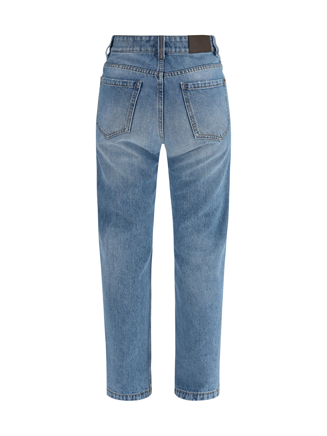 BRUNELLO CUCINELLI 40 retro denim pants with monili