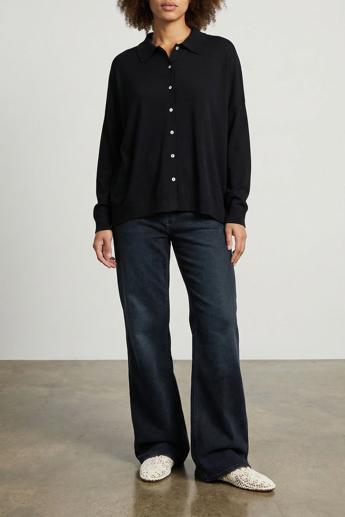 BE YOU M lady17 cashmere and silk blend cardigan
