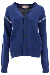 cardigan with stitching details