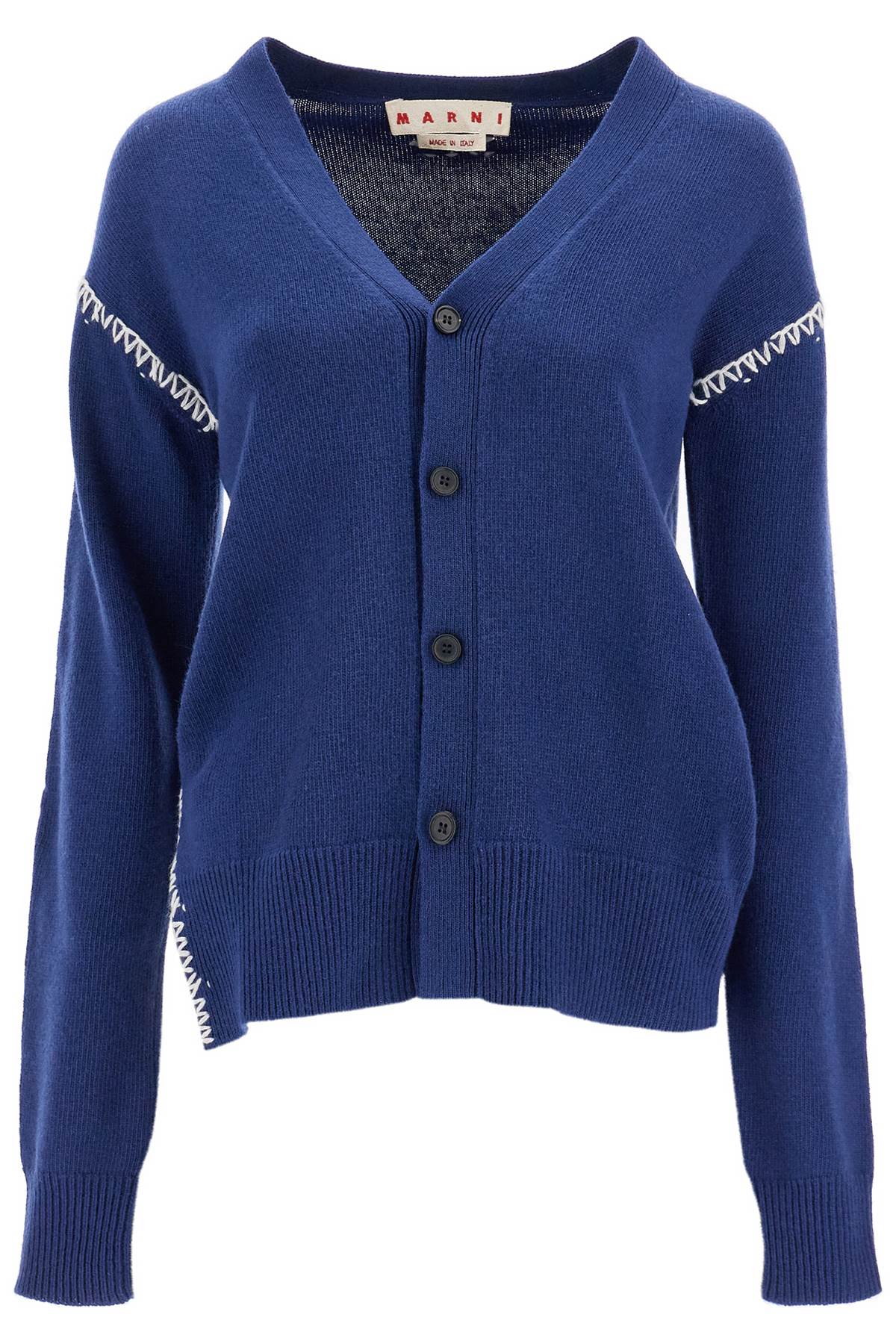 cardigan with stitching details