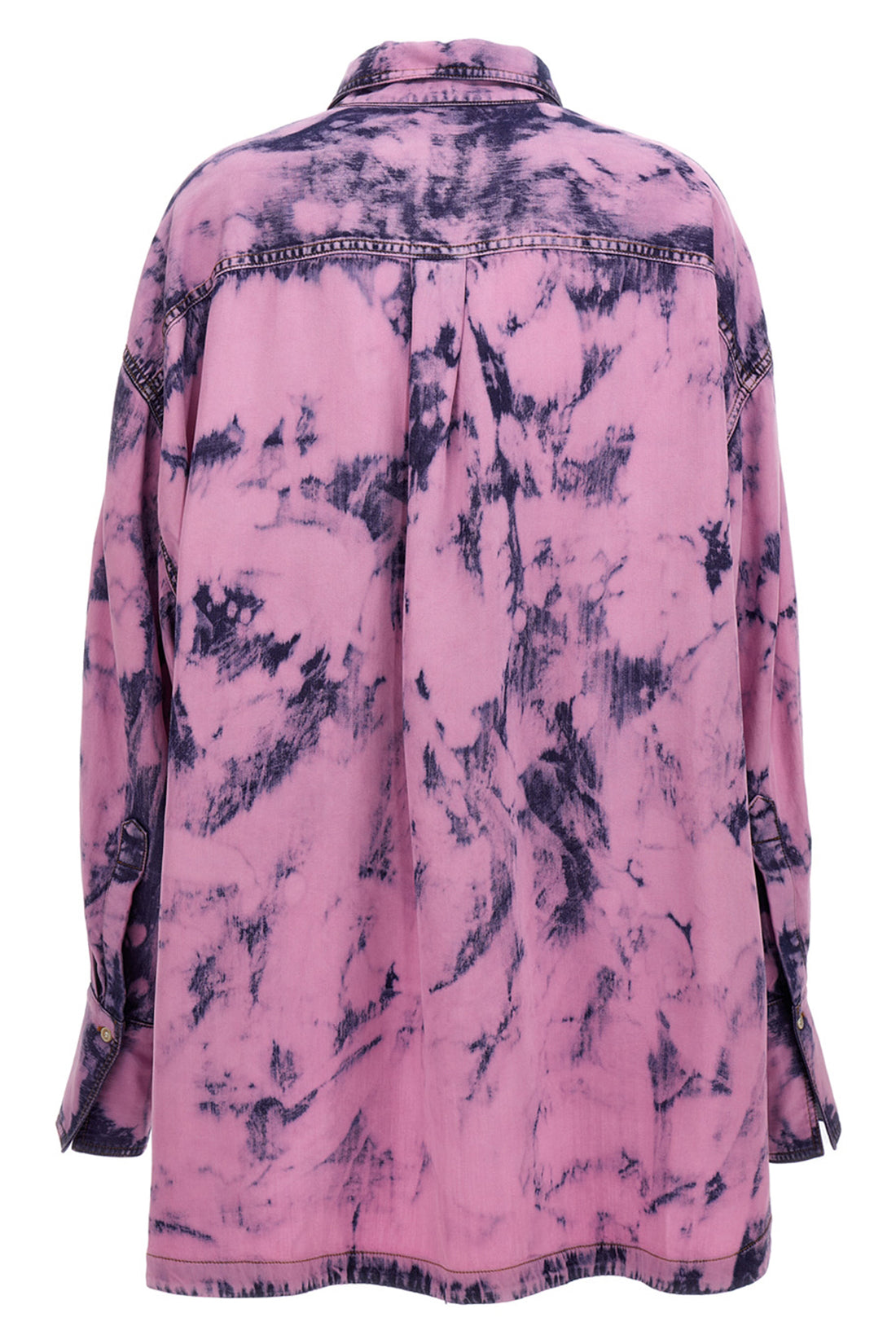 DARKPARK S camicia jaqueline oversize fluid in cotone stampa tie dye all-over