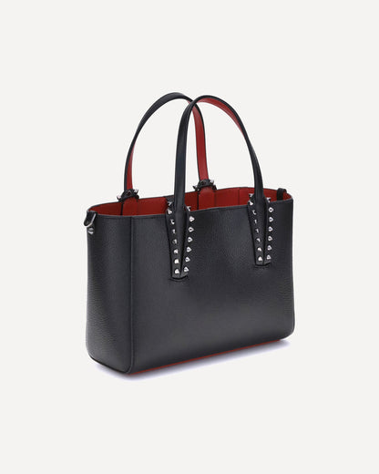 studded leather tote bag