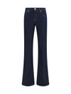 five-pocket jeans with back slits